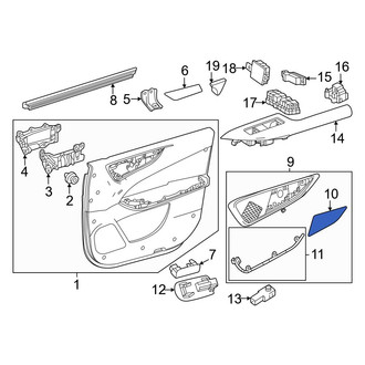 Lexus OE - Front Left Door Panel Insert