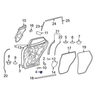 Lexus OE - Rear Door Plug