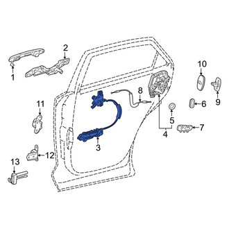 Lexus OE - Front Left Inner Interior Door Handle