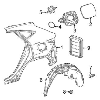 Lexus OE - Quarter Panel & Components (Quarter Panel)