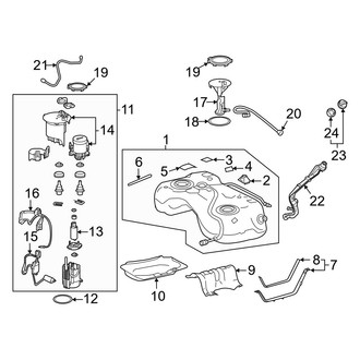 Lexus OE - Fuel System Components