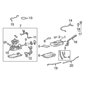 Lexus OE - Fuel System Components (Base)