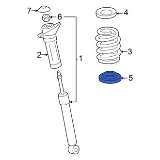 Lexus OE - Front Upper Coil Spring Insulator