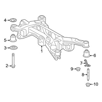 Lexus OE - Rear Suspension - Suspension Mounting (FWD)