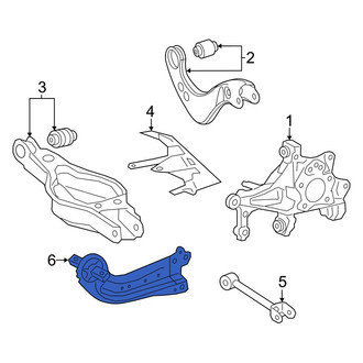 Lexus OE - Rear Left Suspension Trailing Arm