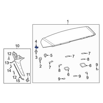 Lexus OE - Parking Aid Control Module Nut
