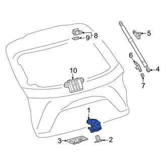 Lexus OE - Rear Liftgate Latch
