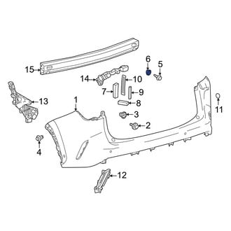 Lexus OE - Bumper Corner Cover Clip