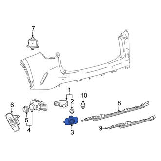 Lexus OE - Rear Outer Parking Aid Sensor Housing