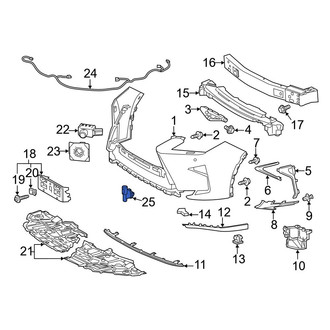 Lexus OE - Front Ambient Air Temperature Sensor