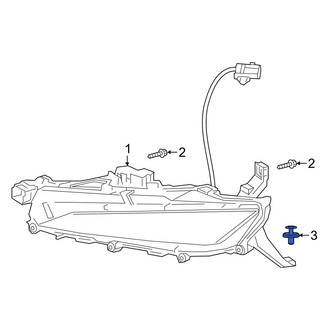 Lexus OE - Fog Light Clip