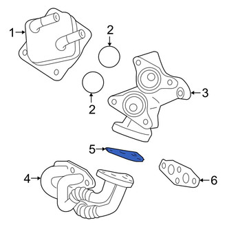 Lexus OE - Upper Engine Oil Cooler Line Gasket