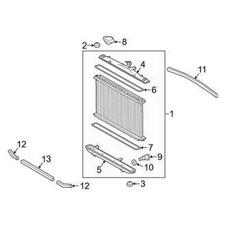 Lexus OE - Cooling - Radiator & Components
