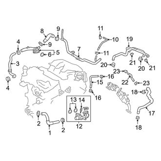 Lexus OE - Cooling - Hoses & Lines