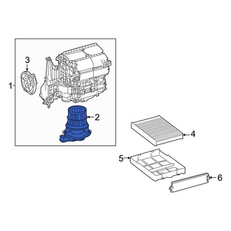 Lexus OE - HVAC Blower Motor Assembly