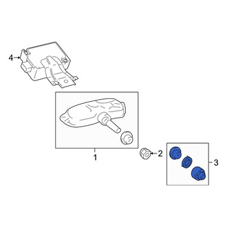 Lexus OE - Tire Pressure Monitoring System (TPMS) Sensor Service Kit