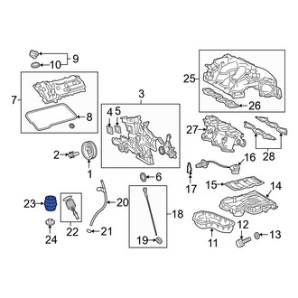 Lexus OE - Engine Oil Filter Housing Cover