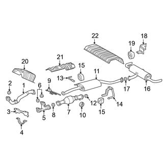 Lexus OE - Exhaust System - Exhaust Components