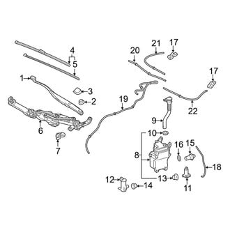 Lexus OE - Windshield - Wiper & Washer Components