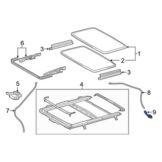 Lexus OE - Sunroof Drain Hose Grommet