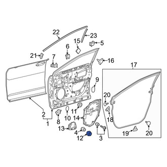 Lexus OE - Front Door Cap