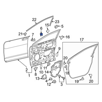 Lexus OE - Front Door Cap