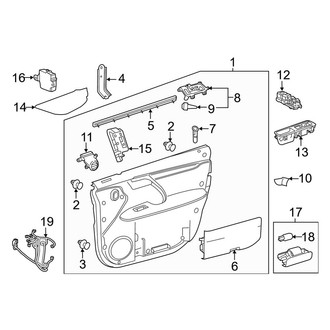 Lexus OE - Front Door - Interior Trim