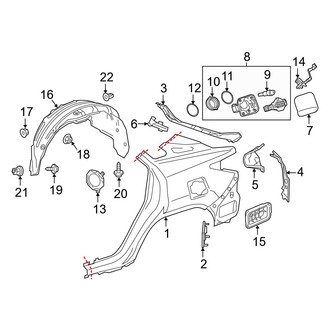 Lexus OE - Quarter Panel & Components