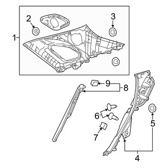 Lexus OE - Quarter Panel - Interior Trim
