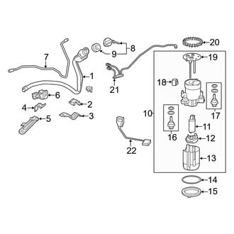 Lexus OE - Fuel System Components (Fuel Pump & Filler Pipe)