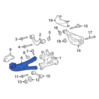Lexus OE - Rear Left Suspension Control Arm