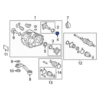 Lexus OE - Rear Right Drive Axle Shaft Seal