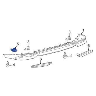 Lexus OE - Bumper Corner Cover Nut