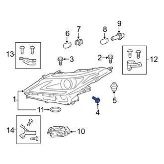 Lexus OE - Inner Headlight Mounting Bolt