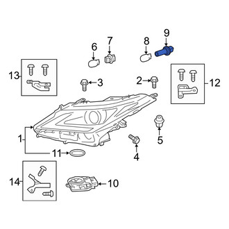 Lexus OE - Front Side Marker Light Socket