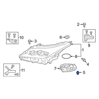 Lexus OE - Headlight Mounting Nut