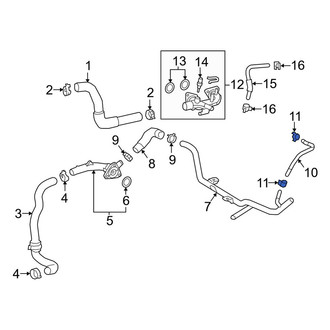 Lexus OE - Brake Hydraulic Line Clamp