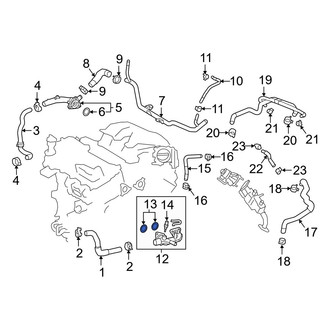 Lexus OE - Engine Coolant Outlet O-Ring
