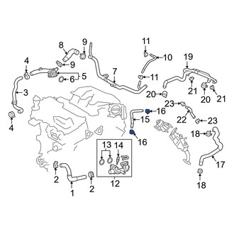 Lexus OE - Brake Hydraulic Line Clamp