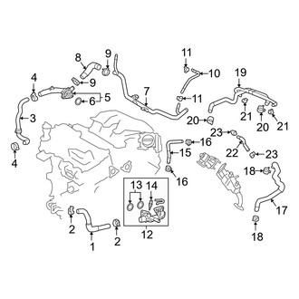 Lexus OE - Cooling - Hoses & Lines