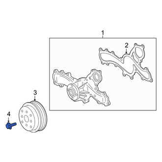 Lexus OE - Engine Water Pump Pulley Bolt