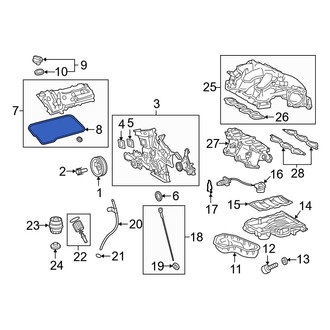 Lexus OE - Right Engine Valve Cover Gasket