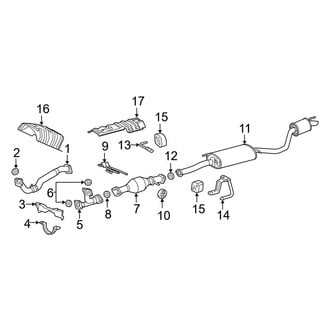 Lexus OE - Exhaust System - Exhaust Components