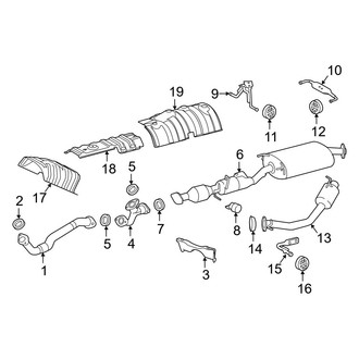 Lexus OE - Exhaust System - Exhaust Components