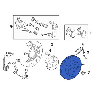 Lexus OE - Front Disc Brake Rotor