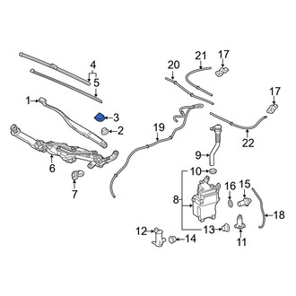 Lexus OE - Front Right Wiper Blade Refill