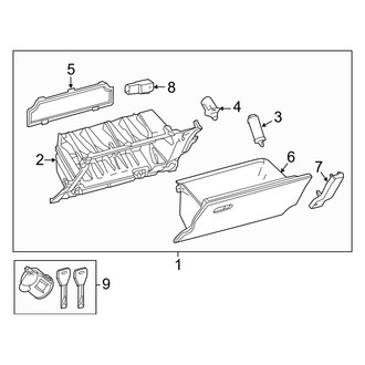 Lexus OE - Instrument Panel - Glove Box