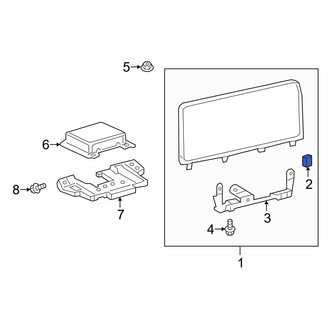 Lexus OE - Instrument Cluster Visor Clip
