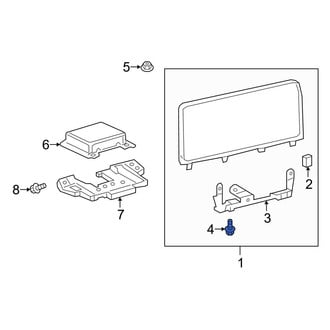 Lexus OE - GPS Navigation System Screw