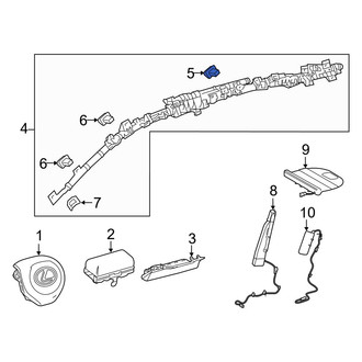 Lexus OE - Curtain Air Bag Clip